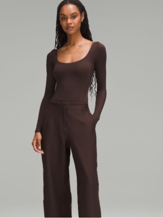 lululemon athletica Pants - Lululemon WUNDERMOST FRENCH PRESS BODYSUIT LARGE